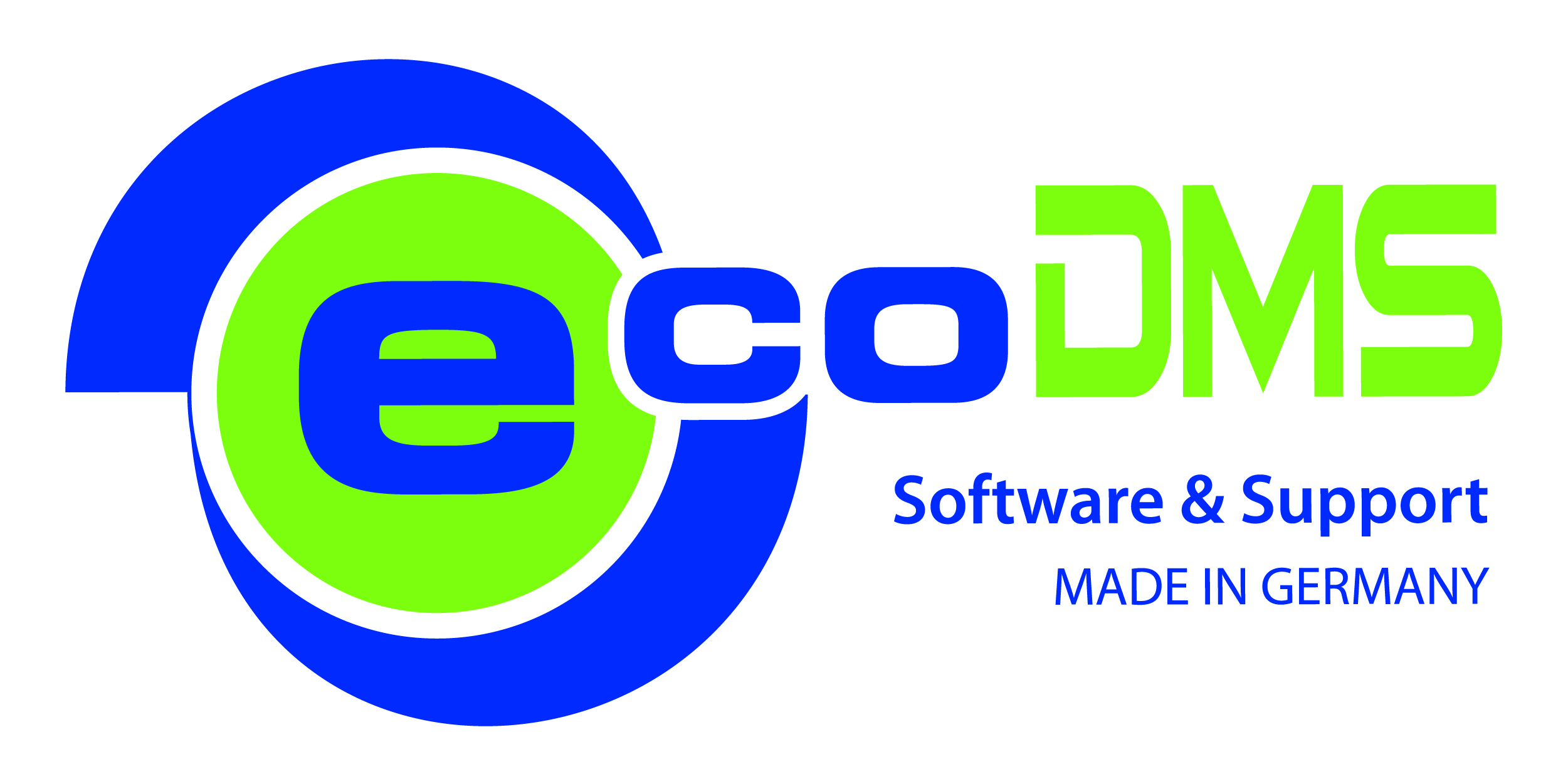 Homepage 7 Logo ecoDMS mit Zusatz kompakt cmyk